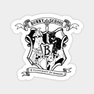 Kaninchen Schule Sticker